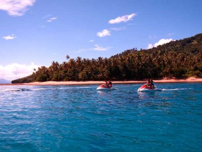 On the other side of the island