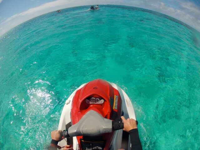 Bird eye view, Jetski-Safari, Fiji