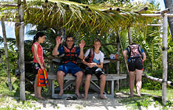 Jetski-Safari customers in Beqa Lagoon