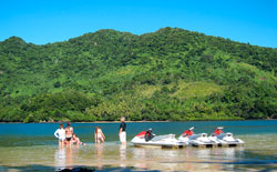 Jetski-Safari customers on the water