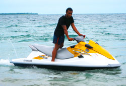 Jetski-Safari watercraft in Beqa Lagoon