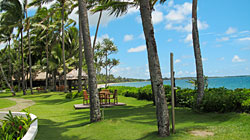 The view over Pacific Harbour from the Pearl