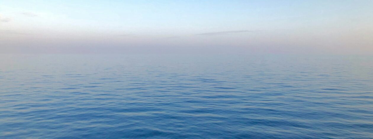 Calm sea ocean